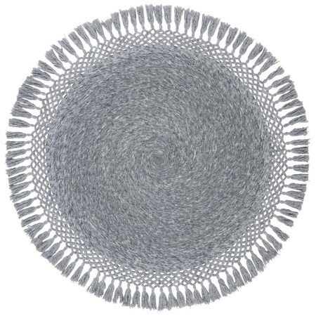 Safavieh 3 x 3 ft. Sahara 400 Round Area Rug - Charcoal SAH490H-3R